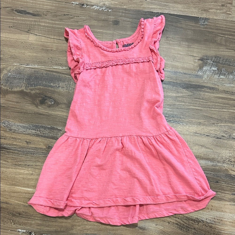 Limited Too Pink Ruffled Sleeveless 4T Dress
